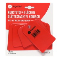 Kunststoff-Glättspachtel, Kunststoff-Glättspachtel, 4er Set