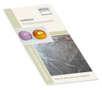 Flyer Farbkarte Flyer Farbkarte Perlglanzpigmente